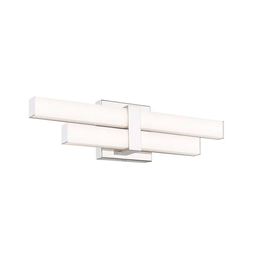 Z-Lite Zane 2 Light Vanity in Chrome  Frame Finish