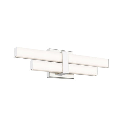 Z-Lite Zane 2 Light Vanity in Chrome  Frame Finish