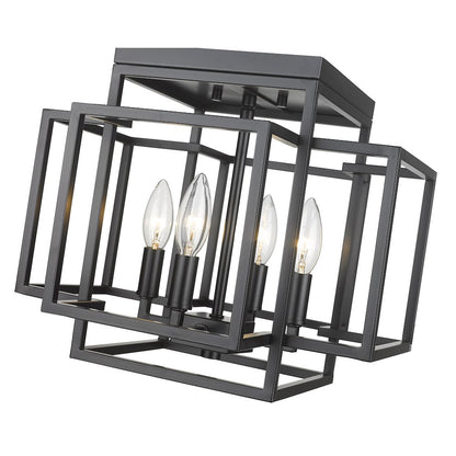 Z-Lite 4 Light Flush Mount