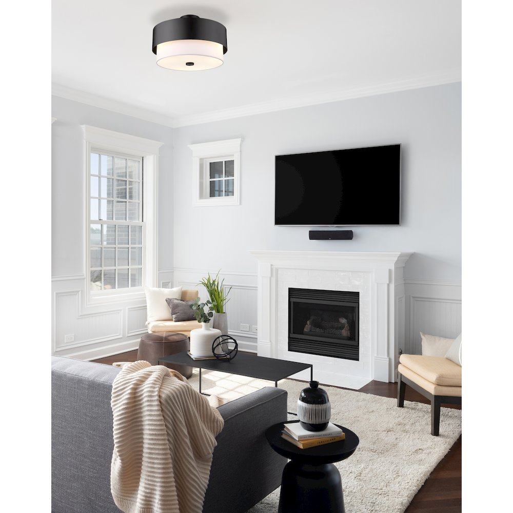 Z-Lite 3 Light Semi Flush Mount