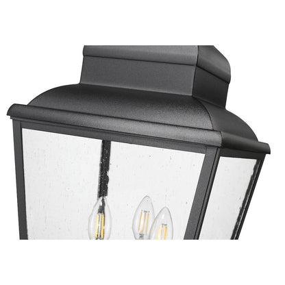 Z-Lite 3 Light Outdoor Post Mounted Fixture, Sand Black