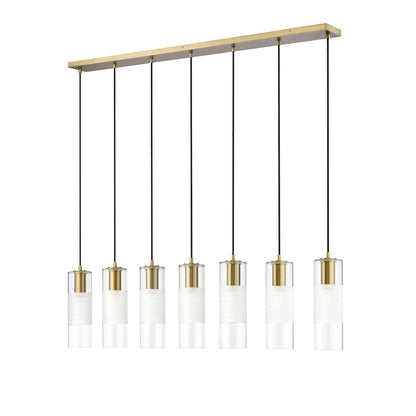 Z-Lite 7 Light Linear Chandelier