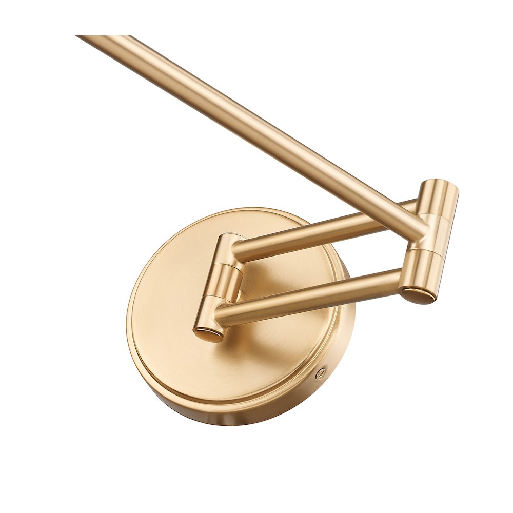 Z-Lite 1 Light Wall Sconce, Modern Gold