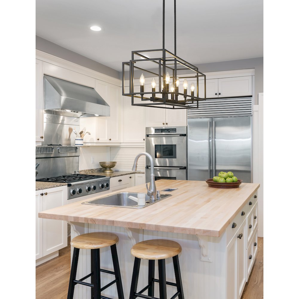 Z-Lite 8 Light Linear Chandelier