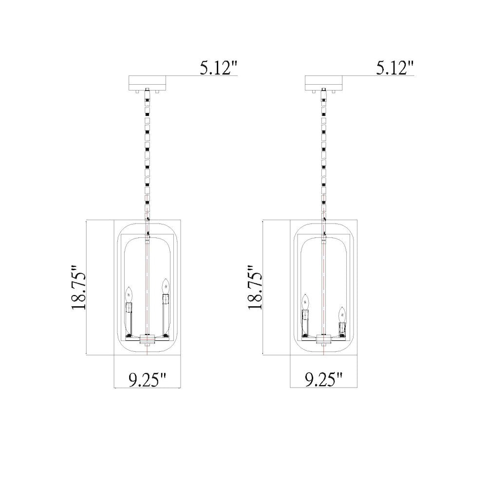 Z-Lite 4 Light Chandelier
