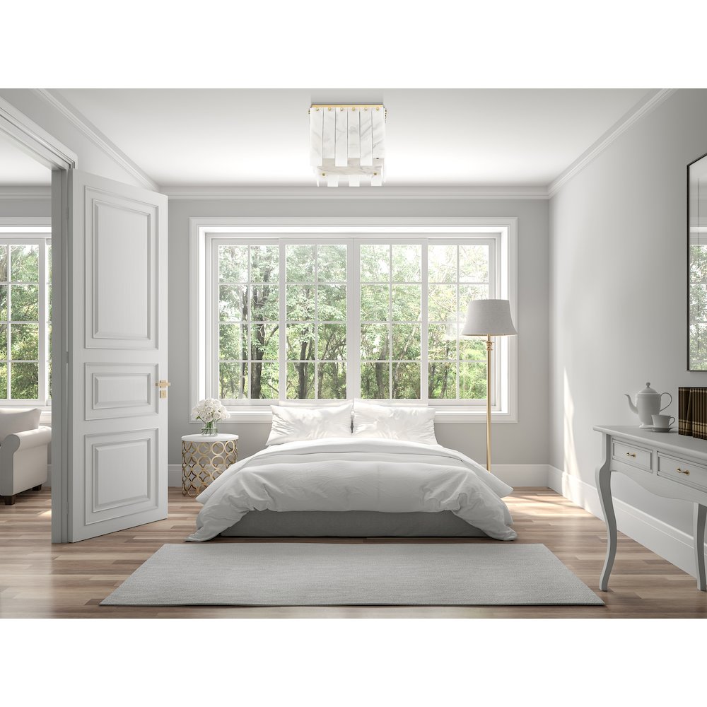 Z-Lite 4 Light Flush Mount