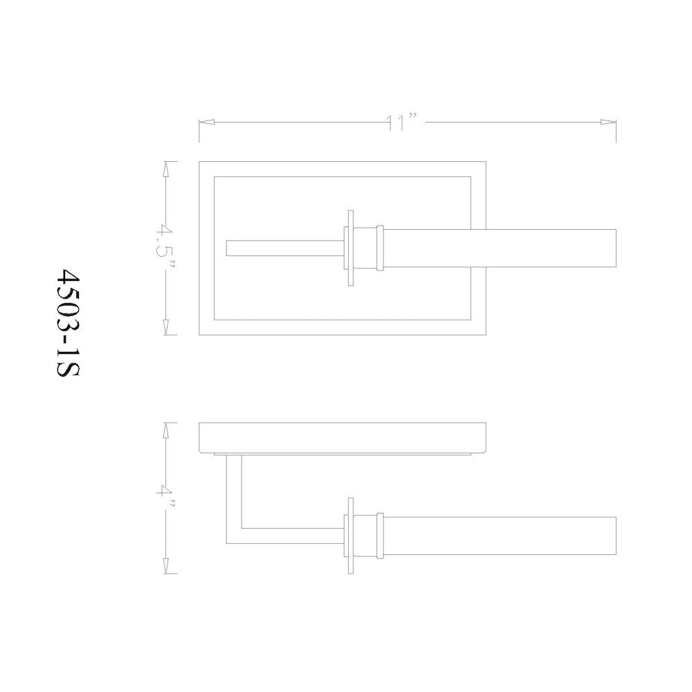 Z-Lite 2 Light Wall Sconce, Matte Black