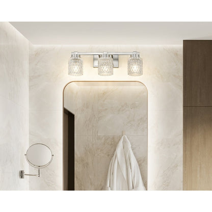 Z-Lite 3 Light Vanity, Brushed Nickel