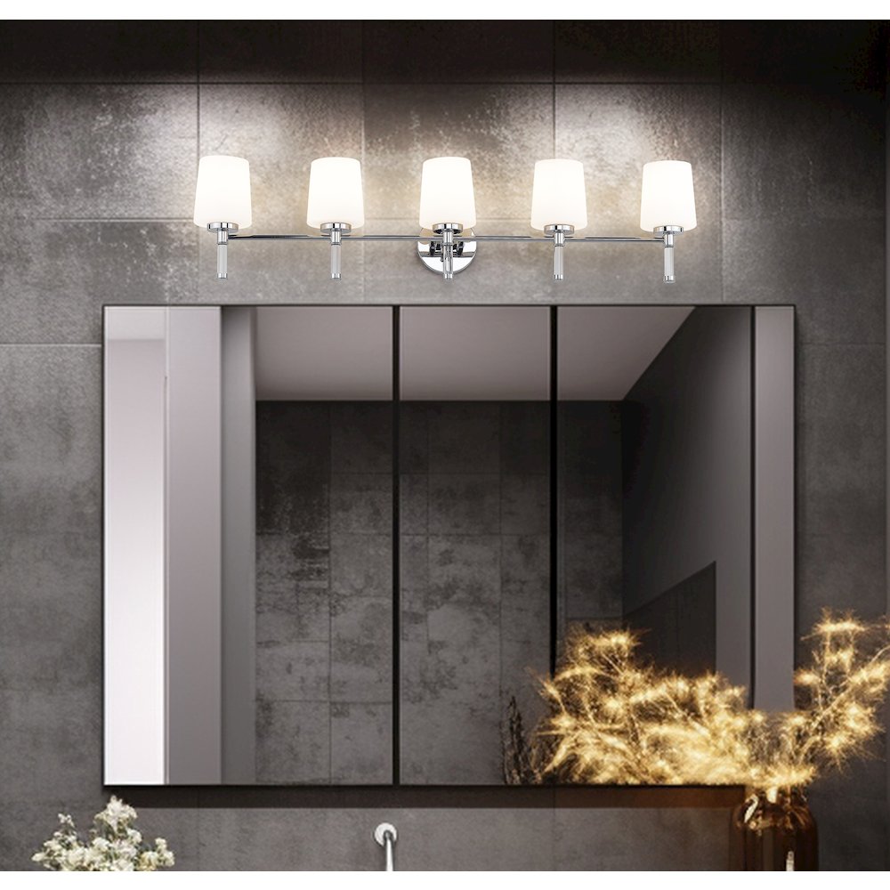 Z-Lite 5 Light Vanity, Chrome