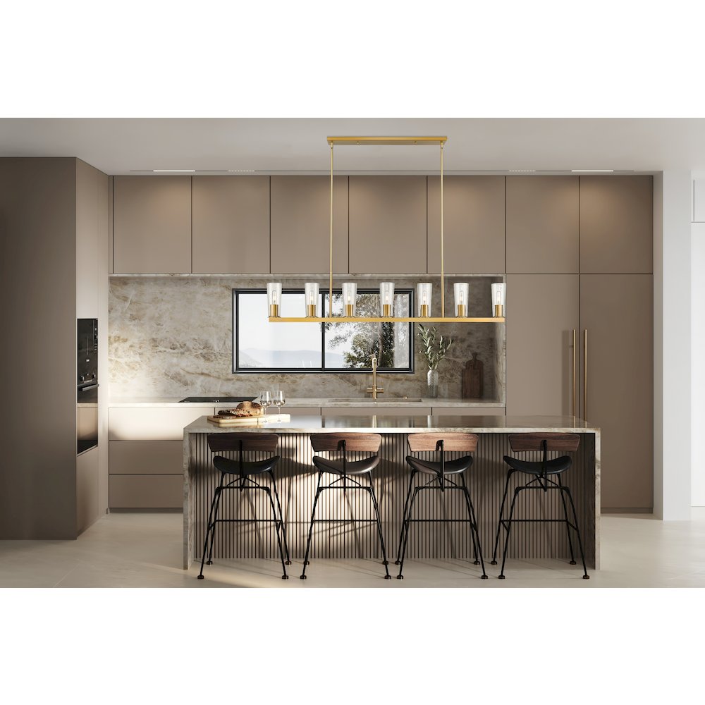 Z-Lite 7 Light Linear Chandelier
