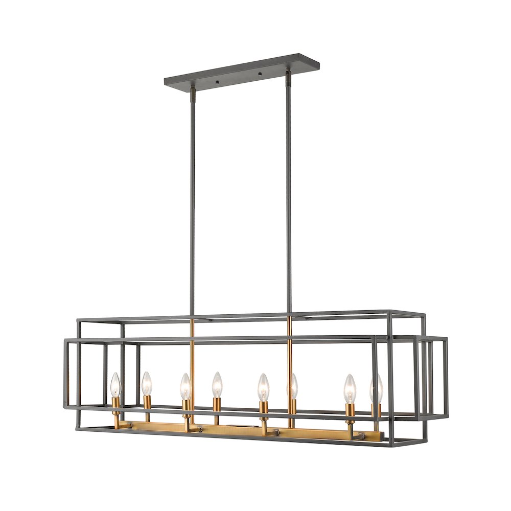 Z-Lite 8 Light Linear Chandelier