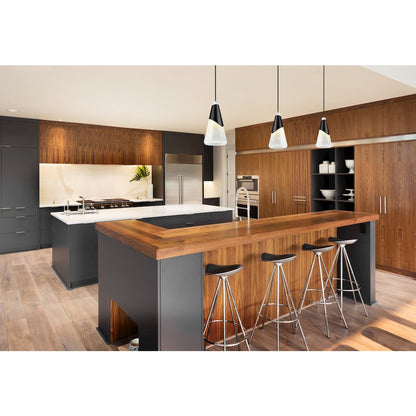 Z-Lite Aimie 1 Light Pendant, Matte Black