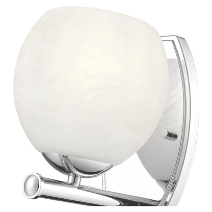 Z-Lite 1 Light Wall Sconce, Chrome