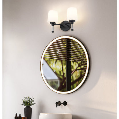Z-Lite 2 Light Vanity, Matte Black