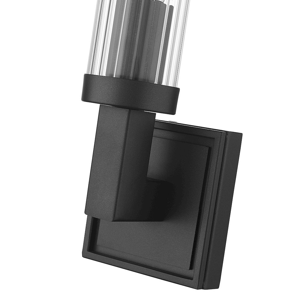 Z-Lite Beau 1 Light Wall Sconce in Bronze  Frame Finish