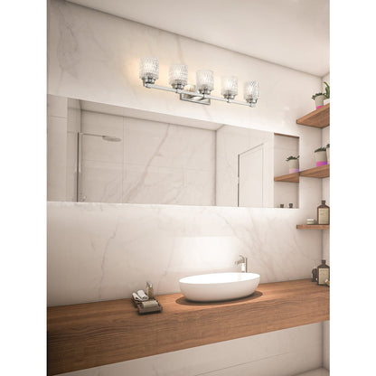 Z-Lite 5 Light Vanity, Brushed Nickel