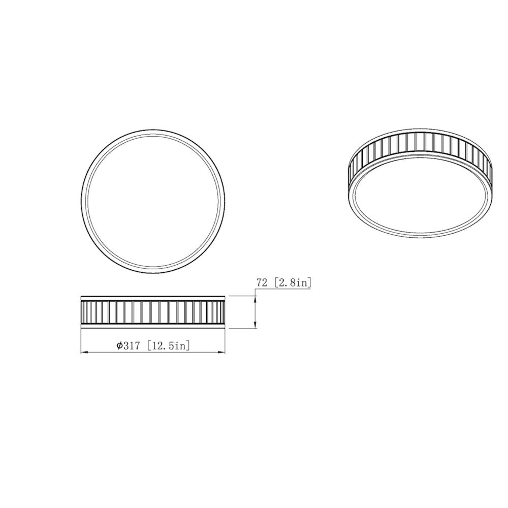 Z-Lite 1 Light Flush Mount
