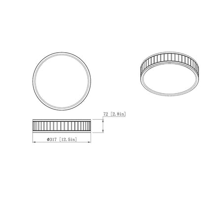 Z-Lite 1 Light Flush Mount
