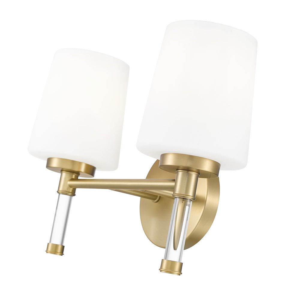 Z-Lite 2 Light Vanity, Modern Gold