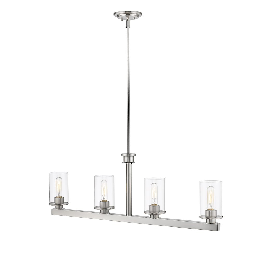 Z-Lite 4 Light Linear Chandelier