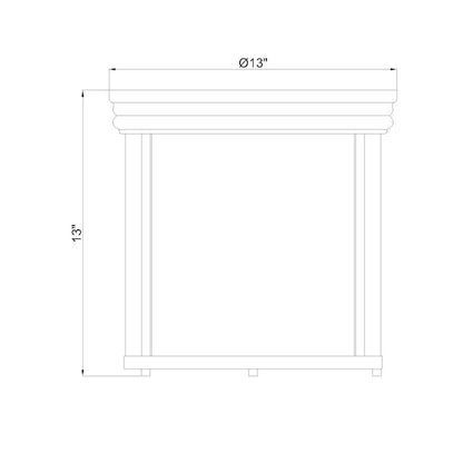 Z-Lite 3 Light Flush Mount
