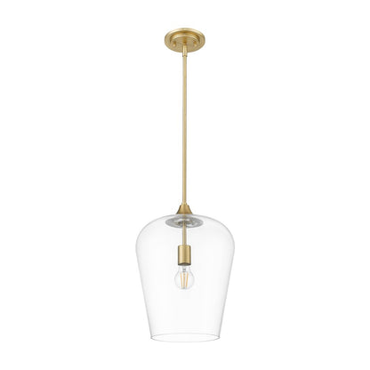 Z-Lite 1 Light Pendant, Burnished Brass