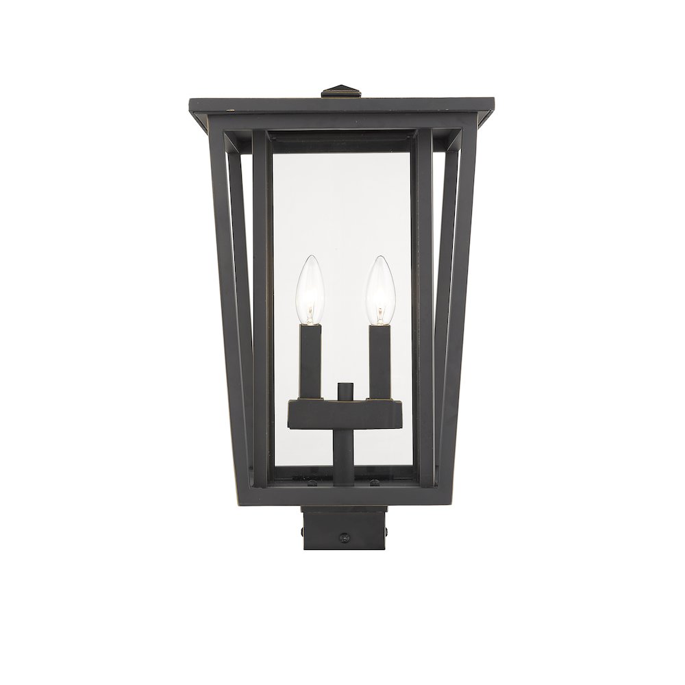 Z-Lite 2 Light Outdoor Post Mount Fixture