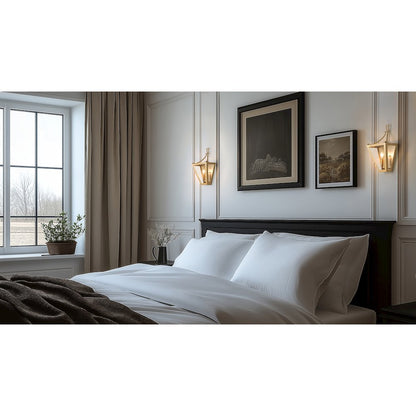Z-Lite 2 Light Wall Sconce, Rubbed Brass