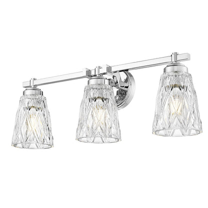 Z-Lite 3 Light Vanity, Chrome