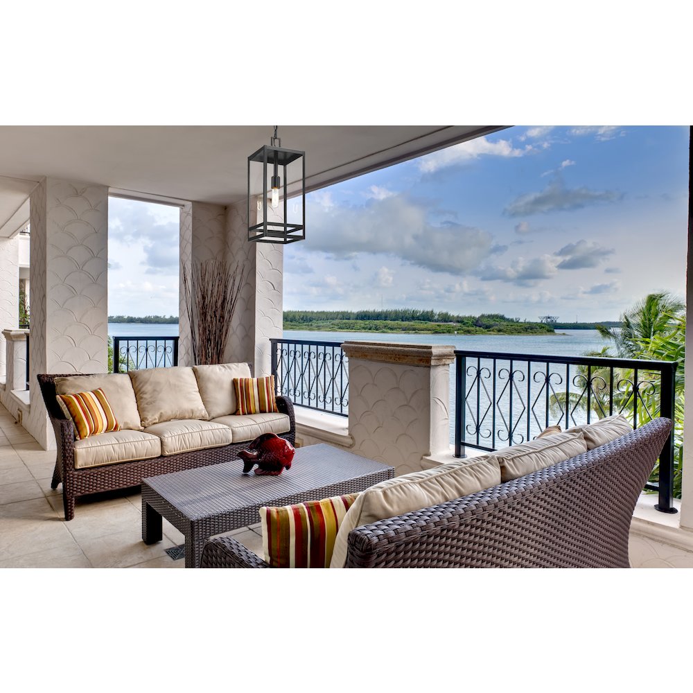 Z-Lite 1 Light Outdoor Chain Mount Ceiling Fixture
