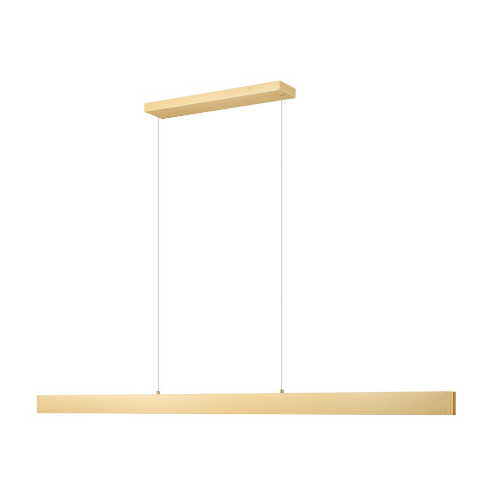 Z-Lite 1 Light Linear Chandelier, Gold