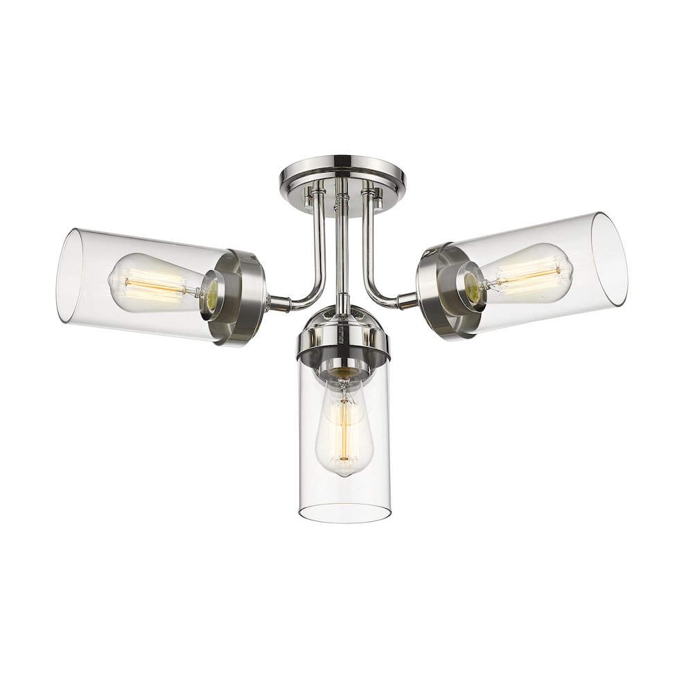 Z-Lite 4 Light Semi Flush Mount
