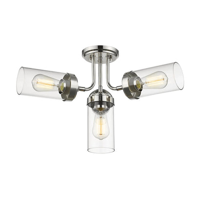 Z-Lite 4 Light Semi Flush Mount
