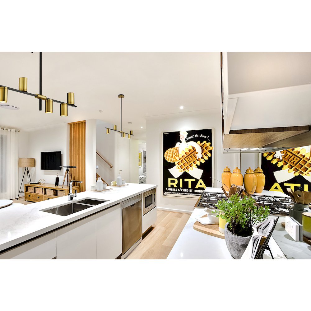 Z-Lite 5 Light Linear Chandelier