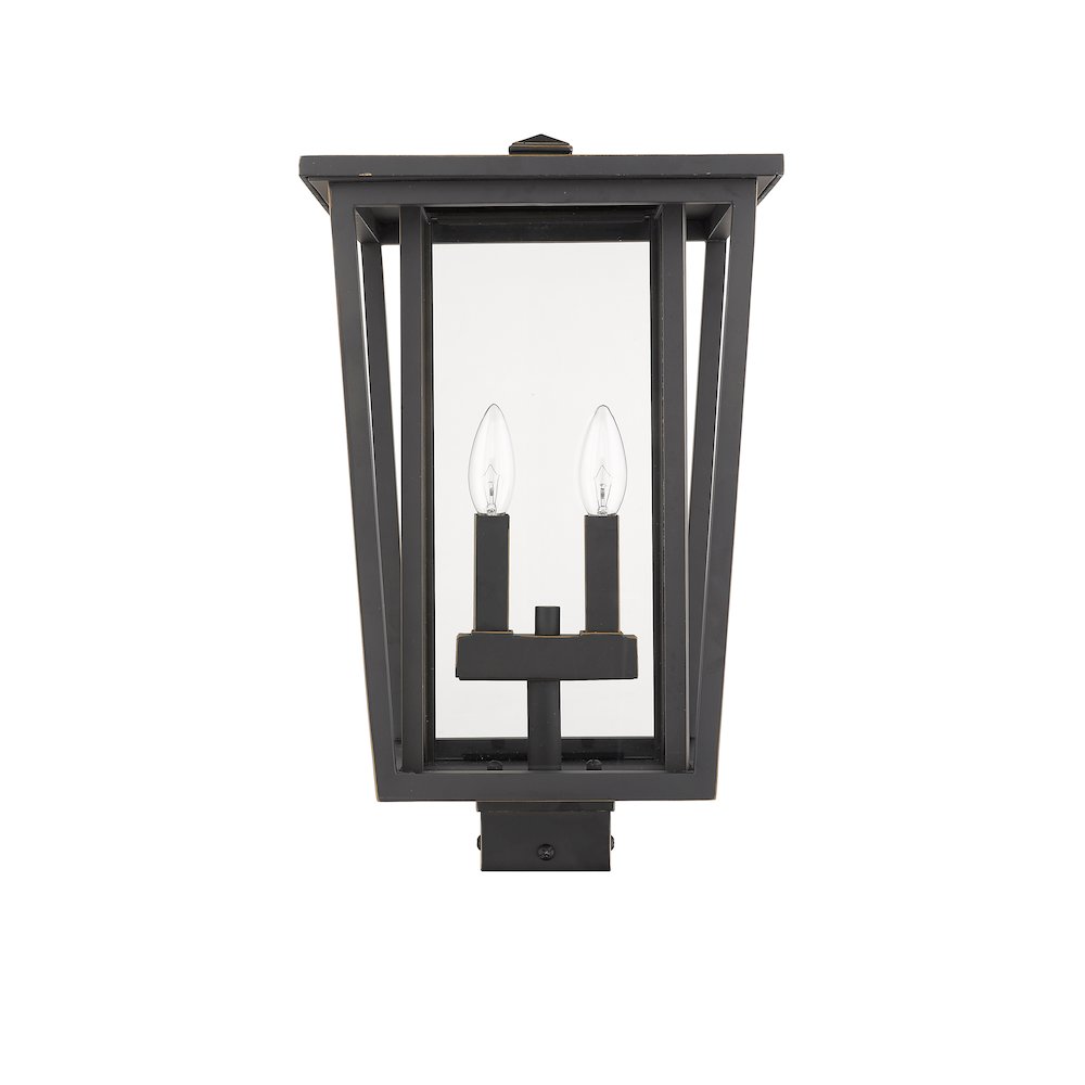 Z-Lite 2 Light Outdoor Post Mount Fixture