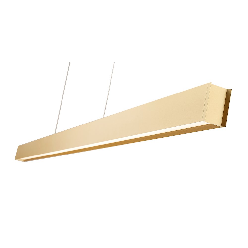 Z-Lite 1 Light Linear Chandelier, Gold