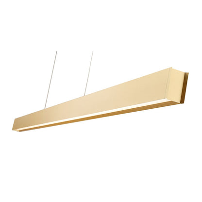 Z-Lite 1 Light Linear Chandelier, Gold