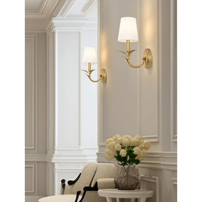 Z-Lite 1 Light Wall Sconce, Gold Leaf