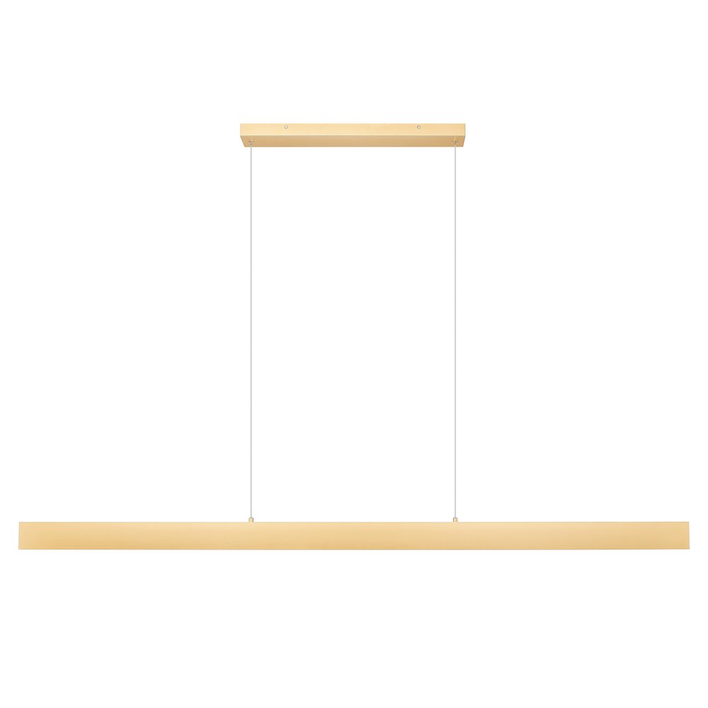 Z-Lite 1 Light Linear Chandelier, Gold