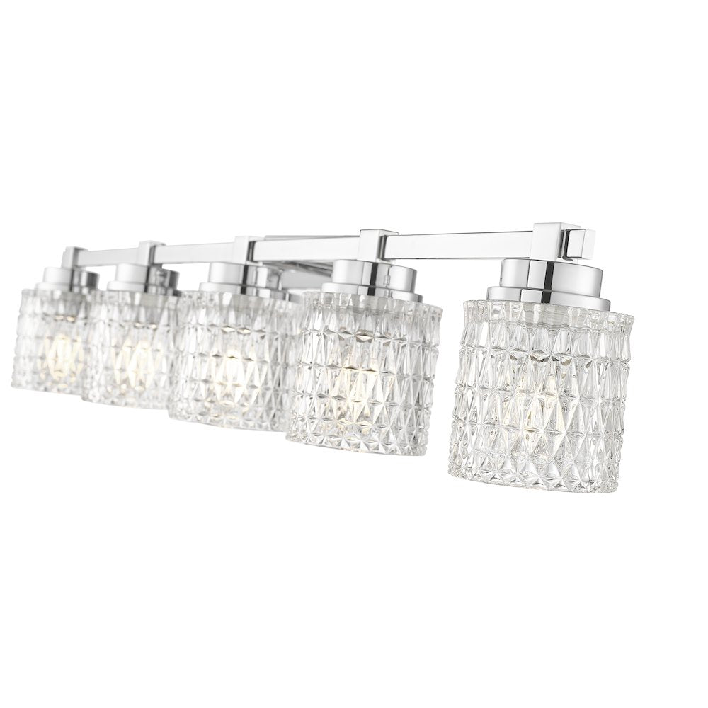 Z-Lite 5 Light Vanity, Chrome