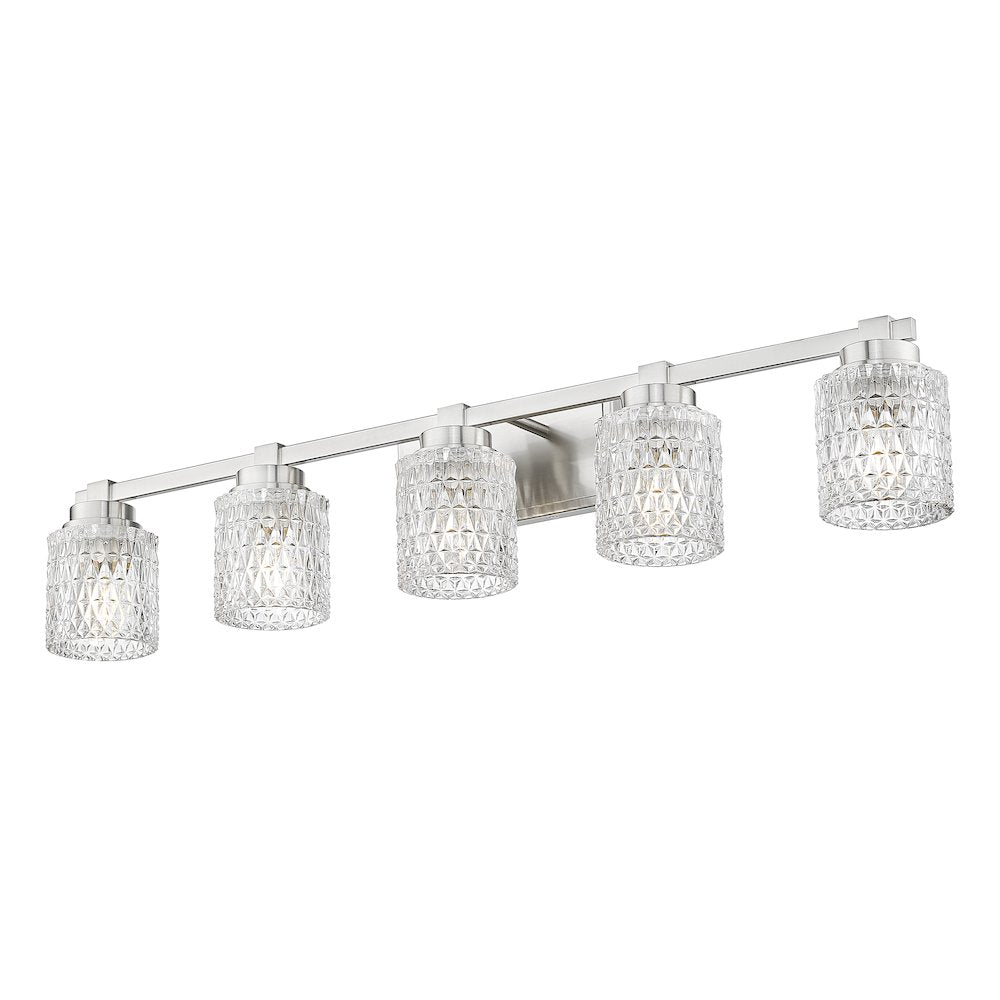 Z-Lite 5 Light Vanity, Brushed Nickel