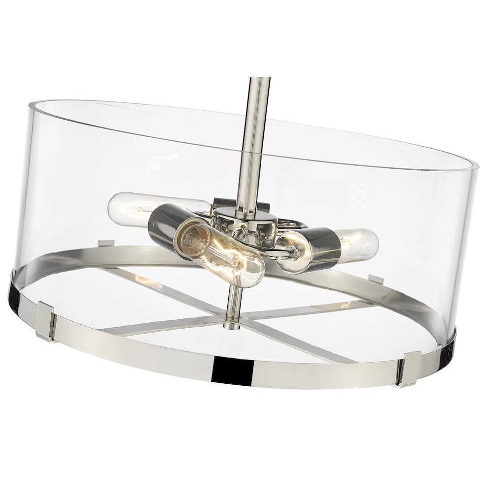 Z-Lite 3 Light Semi Flush Mount
