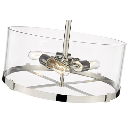 Z-Lite 3 Light Semi Flush Mount