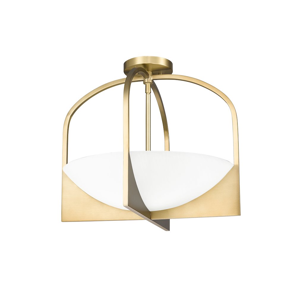 Z-Lite 4 Light Semi Flush Mount