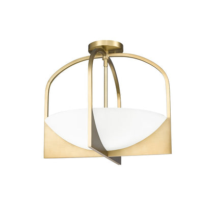 Z-Lite 4 Light Semi Flush Mount