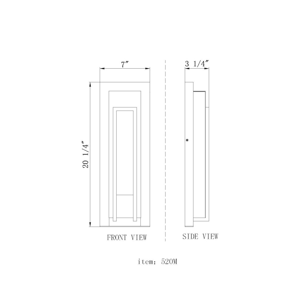 Z-Lite 1 Light Outdoor Wall Light