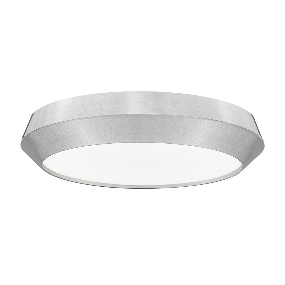 Z-Lite 1 Light Flush Mount, Brushed Nickel
