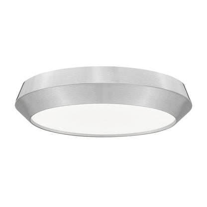 Z-Lite 1 Light Flush Mount, Brushed Nickel