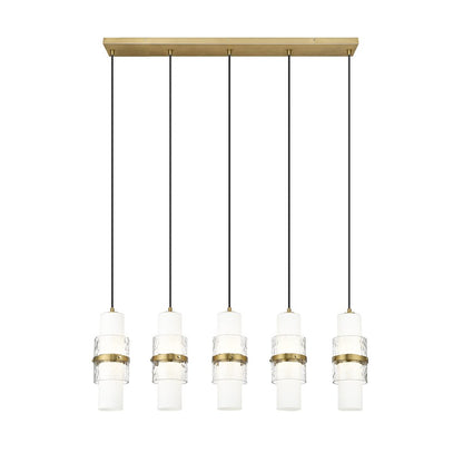 Z-Lite 5 Light Linear Chandelier
