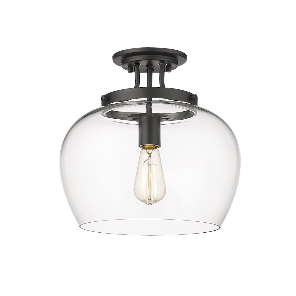 Z-Lite 1 Light Semi Flush Mount